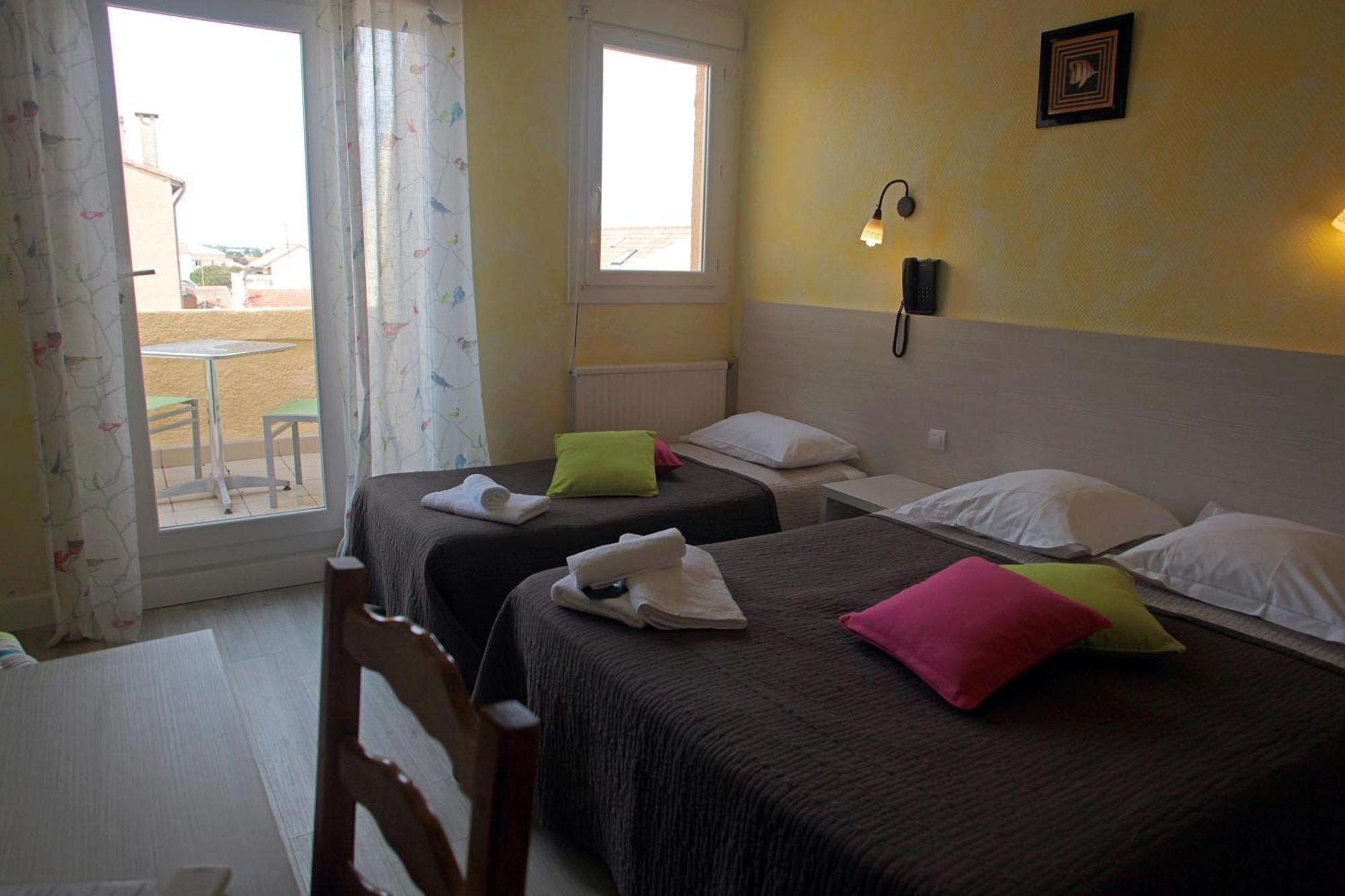 Hotel De La Plage 2 Etoiles 발라 플라주 객실 사진